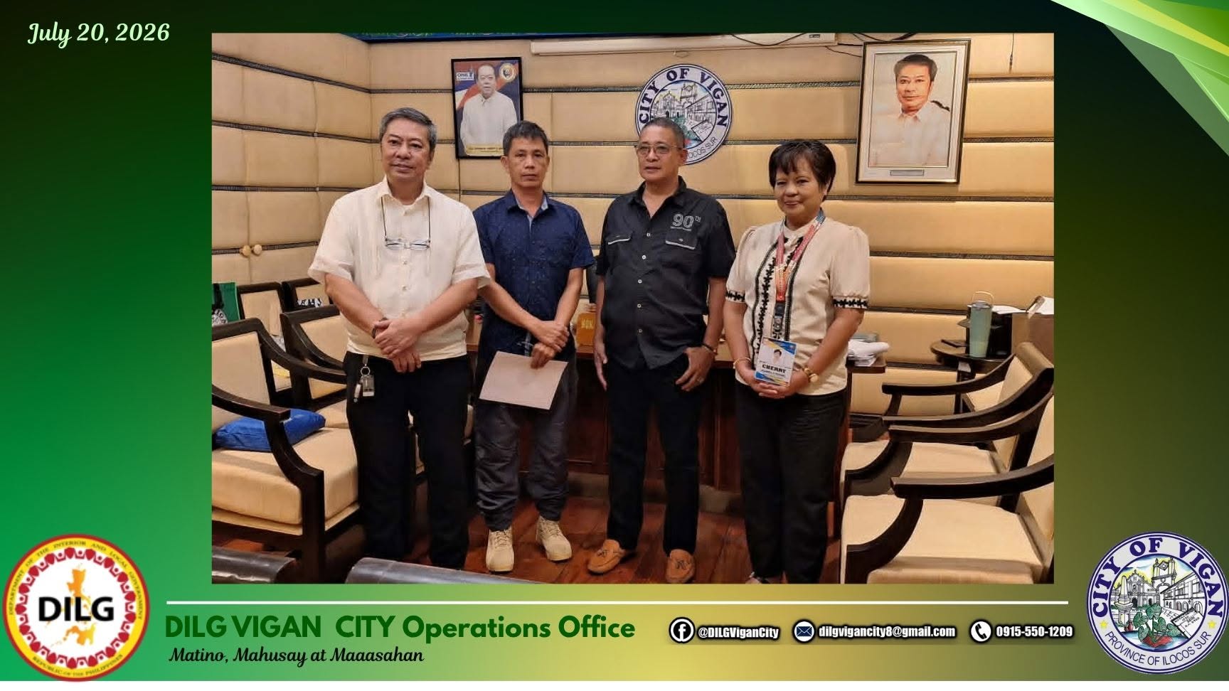 𝗕𝗔𝗥𝗔𝗡𝗚𝗔𝗬 𝗖𝗔𝗠𝗔𝗡𝗚𝗔𝗔𝗡, 𝗩𝗜𝗚𝗔𝗡 𝗖𝗜𝗧𝗬 𝗛𝗔𝗦 𝗔 𝗡𝗘𝗪 𝗕𝗔𝗥𝗔𝗡𝗚𝗔𝗬 𝗞𝗔𝗚𝗔𝗪𝗔𝗗