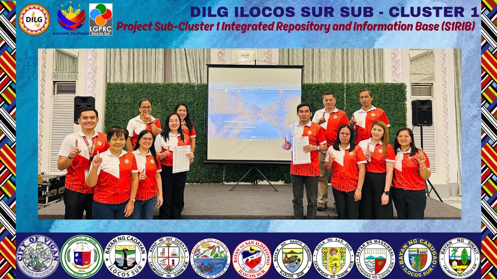 DILG Ilocos Sur Sub-Cluster 1 Launches and Formally Adopts Project S1RIB as Official Digital Repository and Information Portal